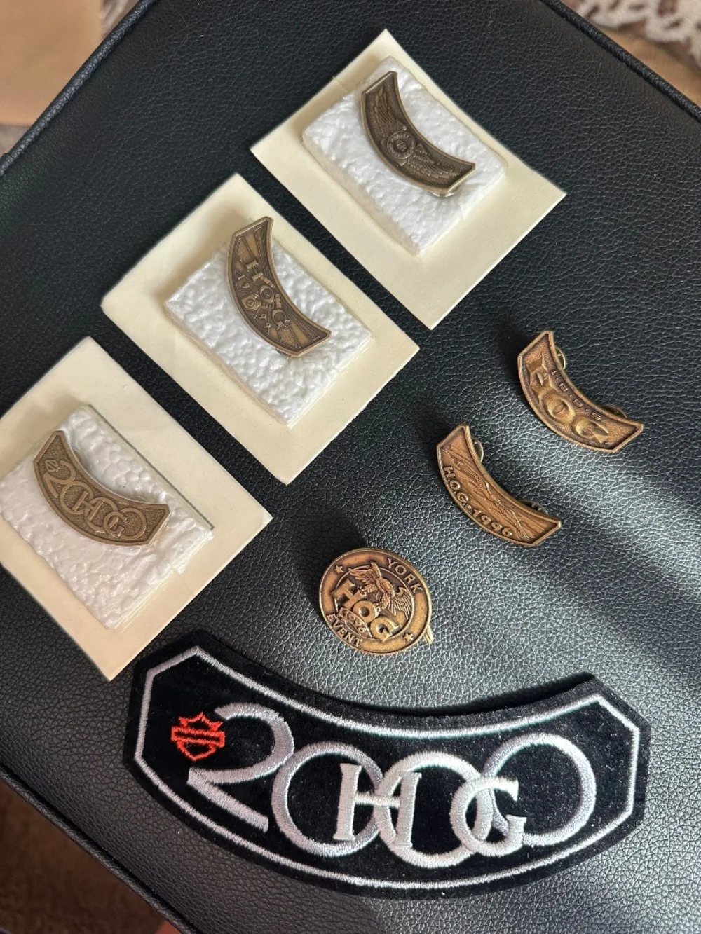 Vintage Harley Davidson Harley Owners‎ Group Pins and Patch
